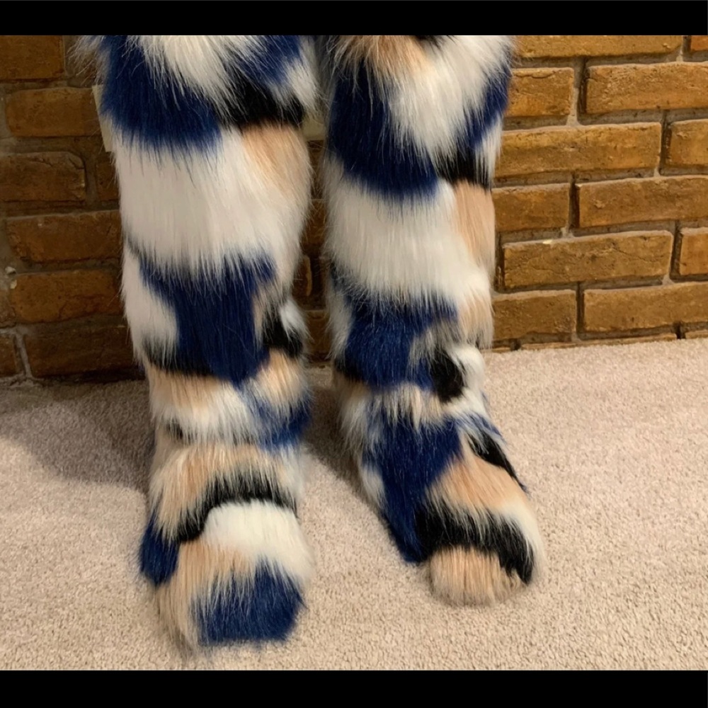 Furry boots